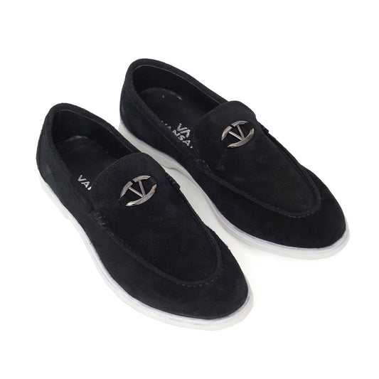 Black Suede Loafers
